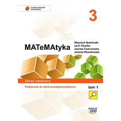 MATeMAtyka 3 Zakres rozszerzony Podręcznik dla szkół ponadgimnazjalnych