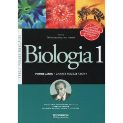 Biologia 1 seria Odkrywamy na nowo,  podręcznik dla szkół ponadgimnazjalnych zakres rozszerzony