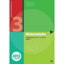 Matematyka 3 Podręcznik do liceów i techników klasa 3. Zakres podstawowy