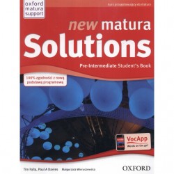 New Matura Solutions Pre-Intermediate Students' Book